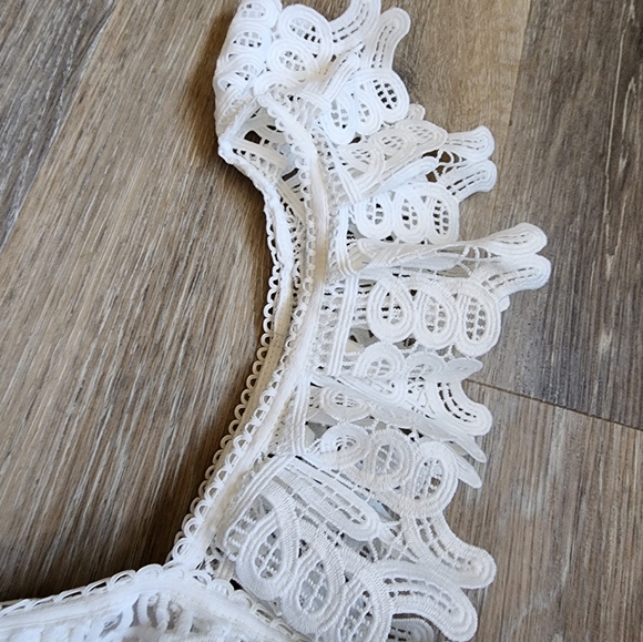 ANTHROPOLOGIE RUFFLED LACE TANK TOP - Picture 15 of 15